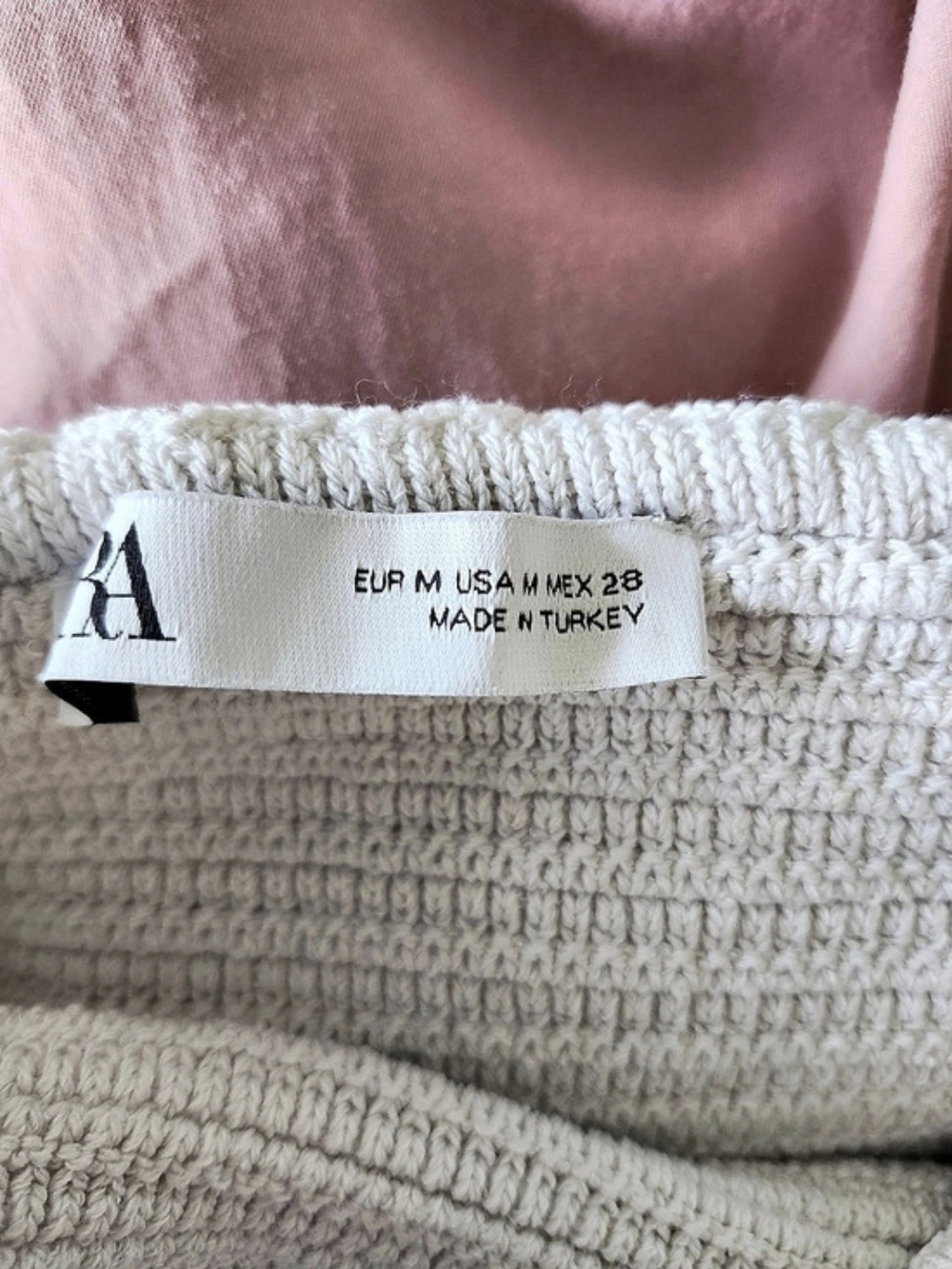 Zara White Eyelet Ribbon Halter Crop Top - Picture 8 of 8